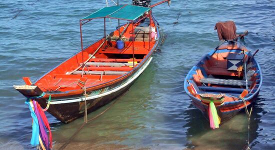 Mae Klong Boats on the River